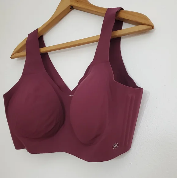 Honeylove Burgundy Sports Bra Size 1X - Picture 3 of 5